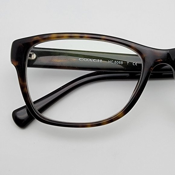 Coach HC6068 5120 Dark Tortoise Eyeglasses Frame w/ Case 52-16-135 - Picture 16 of 16